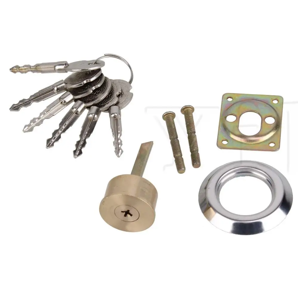 

Polished Brass Replacement Rim Cylinder Door Lock Nightlatch Latch Dead Bolt