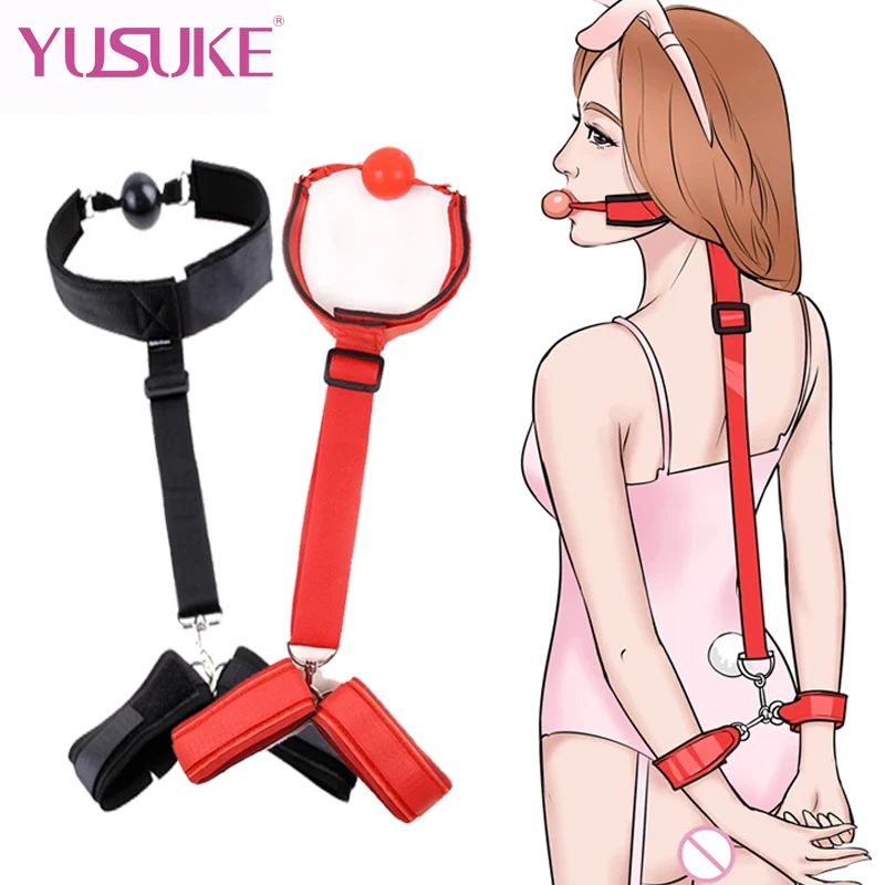 Sex Toys For Women Couples Erotico Bdsm Kit Bondage Gag Restraint Slave Handcuffs Ankle Cuffs Chastity Adults 18 Games Sexy Shop | Красота и