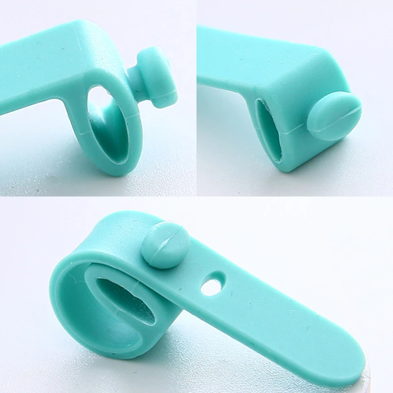 

4Pcs Universal Line Storage Clip Desk Organizer Winder Portable Earphone Data Cable Storage Buckle Organizer home storage