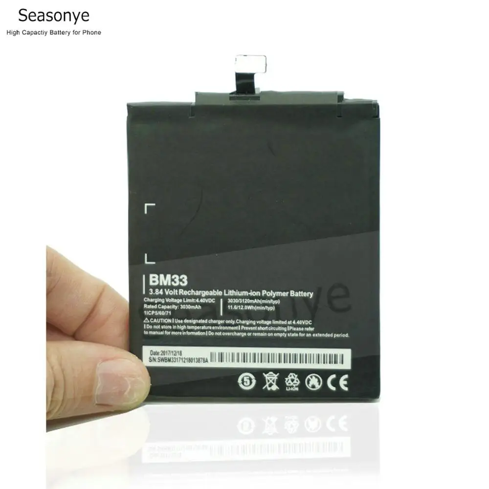 Seasonye 1x3030 мАч/Втч BM33 / BM 33 в постоянного тока Замена телефона литий полимерный