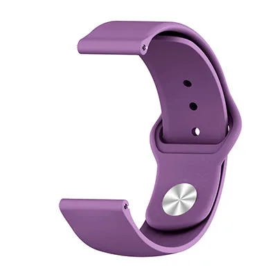 Силиконовый ремешок для correas Xiaomi Huami Amazfit Bip BIT Lite, Молодежные умные часы, сменный Браслет, ремешок для часов - Цвет: Purple