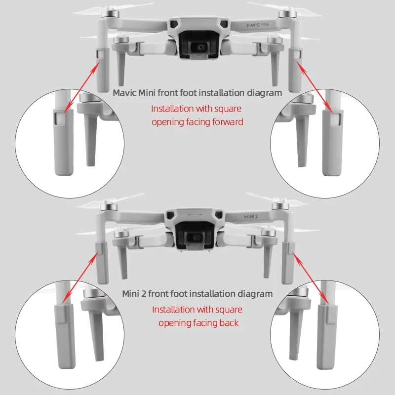 

Landing Gear for DJI Mini 2 Extensions Leg Support Protector Extensions for DJI Mavic Mini Drone Accessories
