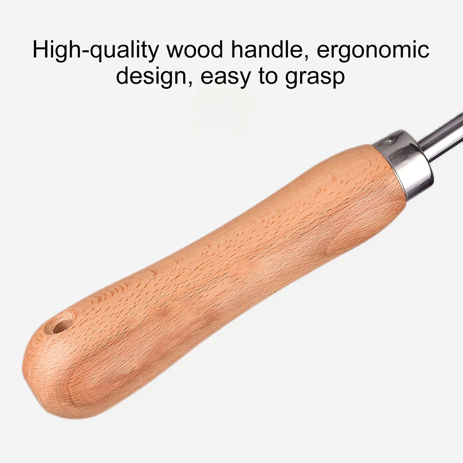 

Garden Trowel Weeding Trowel with Ergonomic Wooden Handle Hand Weeder Puller for Gardens Courtyards Terraces