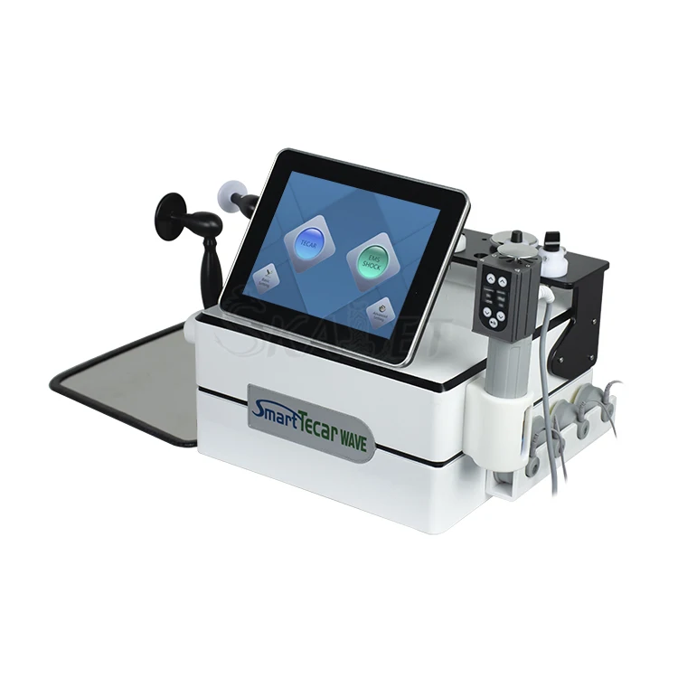 

3 в 1 физиотерапия машина Смарт Tecar волна, аналагово-цифровой преобразователь и резистивный передачи энергии/EMS сочетают в себе ударной волны...