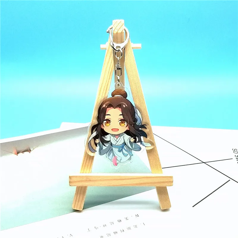 

Tianguan Blessed Keychain Animation Surrounding Acrylic Keychains Pendant Hanging Division Qing Xuan Flower City Flow Keyring