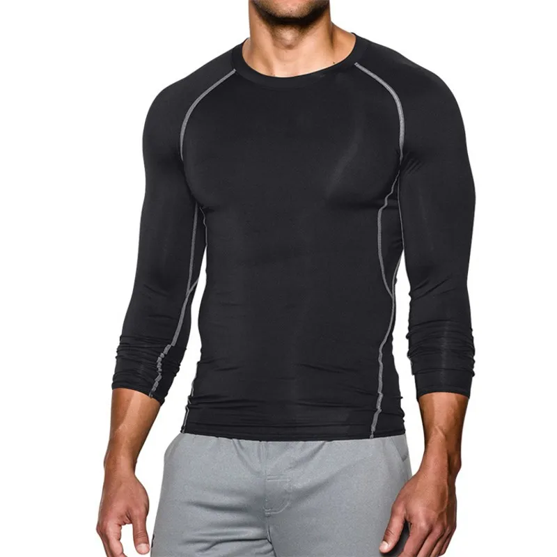 Для мужчин тренировки футболки быстросохнущая короткий рукав для тренировок на