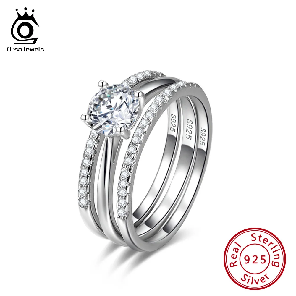 

Кольцо женское из серебра 925 пробы с фианитами AAA, OSR134