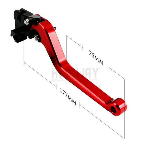 

Motorcycle Brake Handle Bar Lever CNC Aluminum Long Adjustable Brake Clutch Levers For HONDA VFR800/F 2002-2018