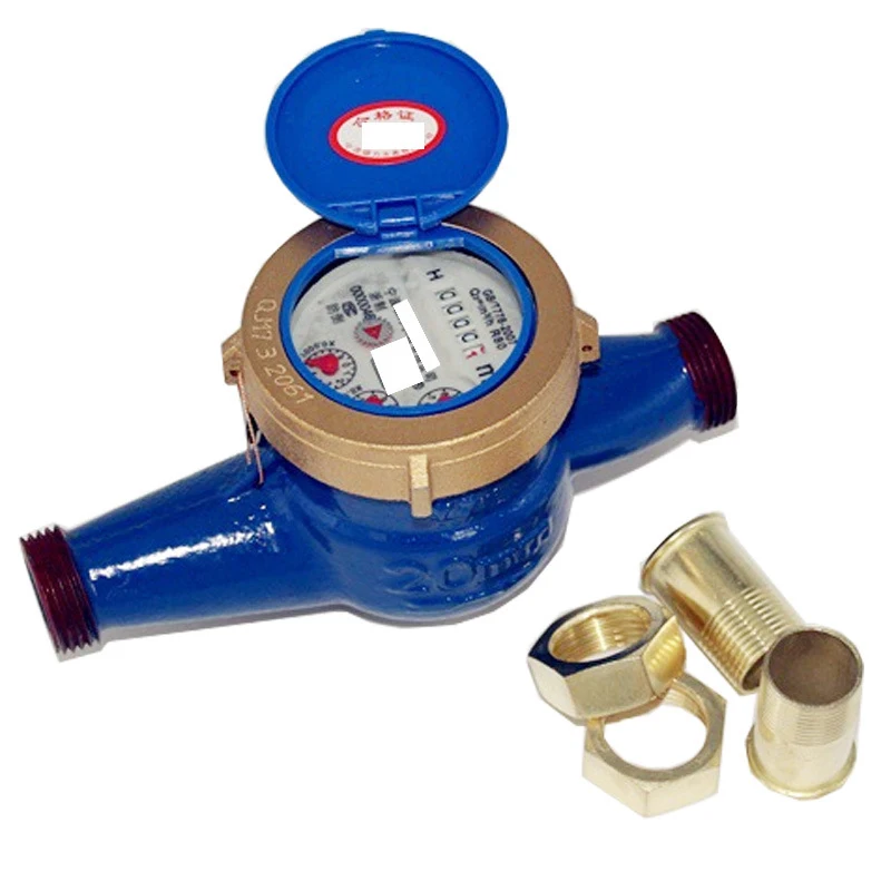1pc DN20 3/4&quot Garden Home Cold Water Meter Brass Single Flow Dry Table Measuring Tools | Инструменты