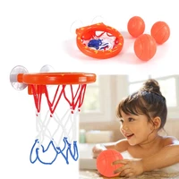 funny basketball hoop bath toy on suckers kid game indoor sport toy for baby
