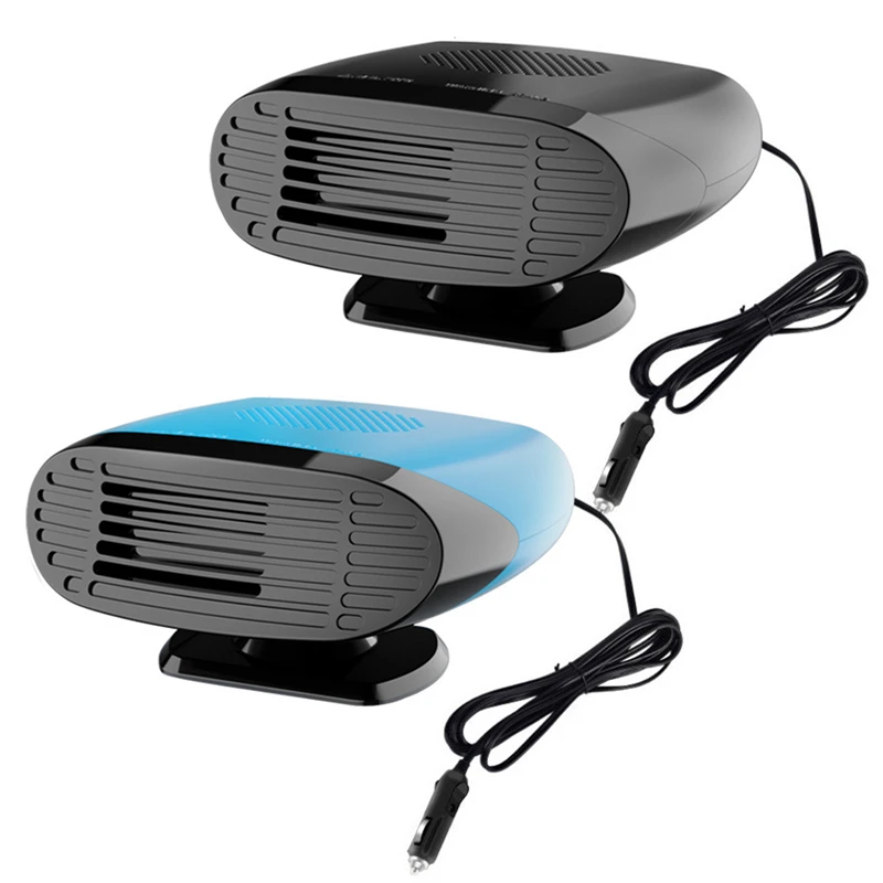 

12V/24V Car Electric Heater Auto Cigarette Lighter Type Heating Cooling Fan Winter Car Window Defroster Demister Air Freshener