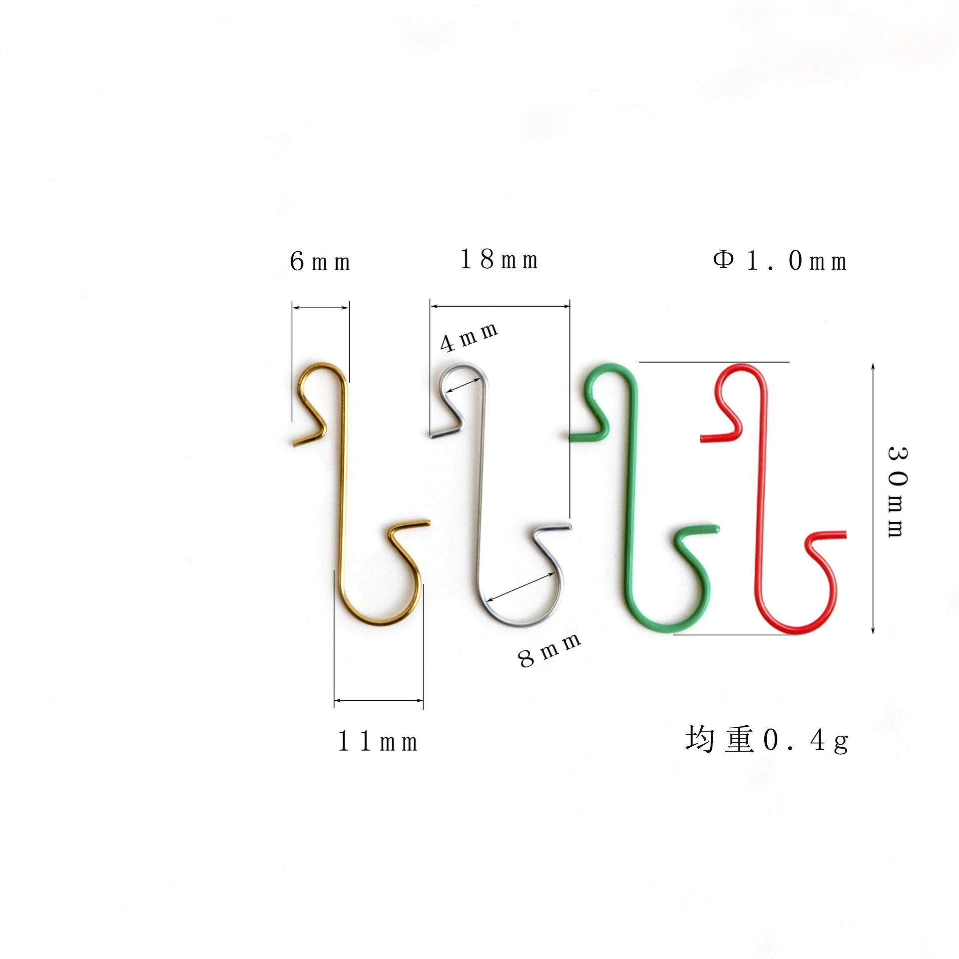 50 шт. S-образный Рождественский крючок сделай сам подвесные украшения для