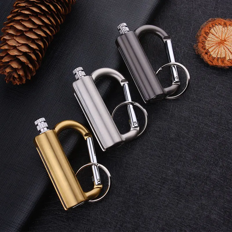Перманентная наружная зажигалка Flint Match Striker Keychain Fire Starter мгновенное портативное