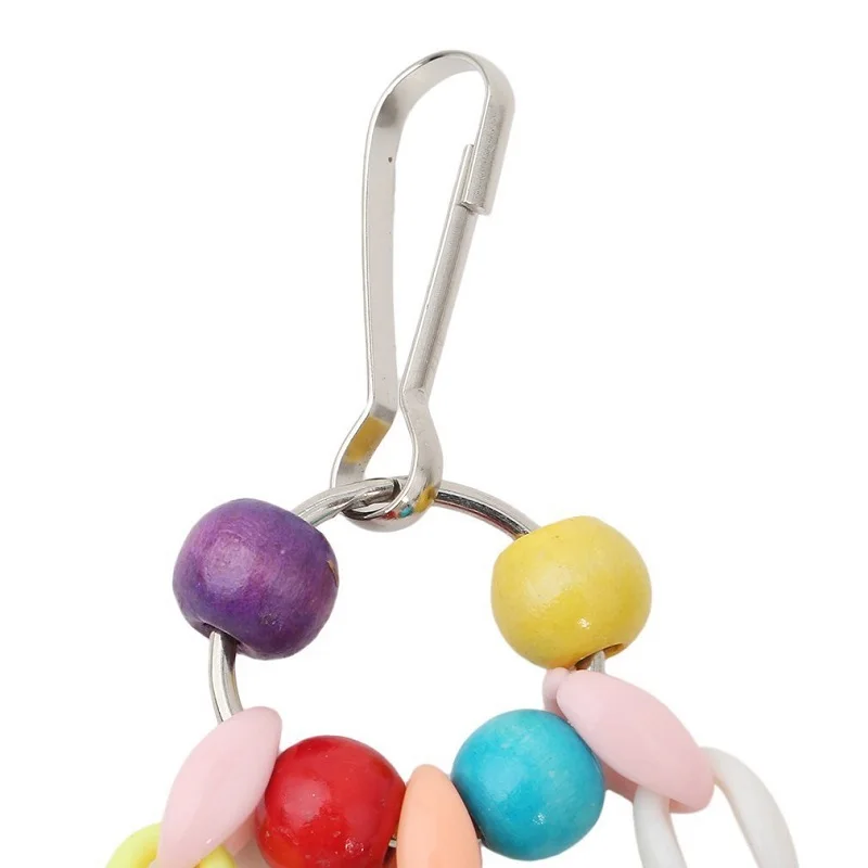 Игрушки для попугаев с красочной планкой птичий попугай жевательная игрушка