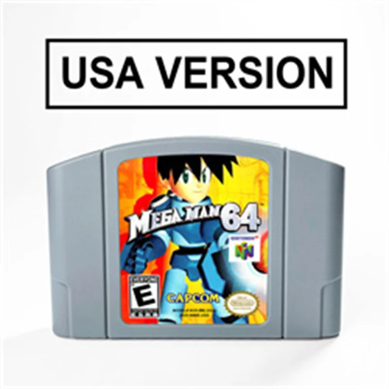 

Игровой картридж Megaman MEGA MAN 64 для 64 бит, американская версия, формат NTSC