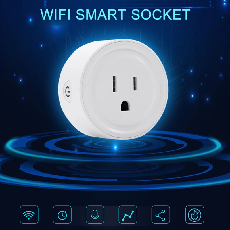 2 шт. Wi Fi Smart Plug Amazon Беспроводной дистанционного Управление розетки Пульт