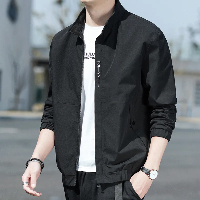 

Coat men's 2021 spring new clothing tooling baseball suit spring and autumn casual top youth men's jacket