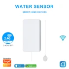 Tuya Smart Wifi Сигнализация утечки воды Сенсор Smart Flood детектор с Дистанционный датчик Водонепроницаемость приложение Smart Life