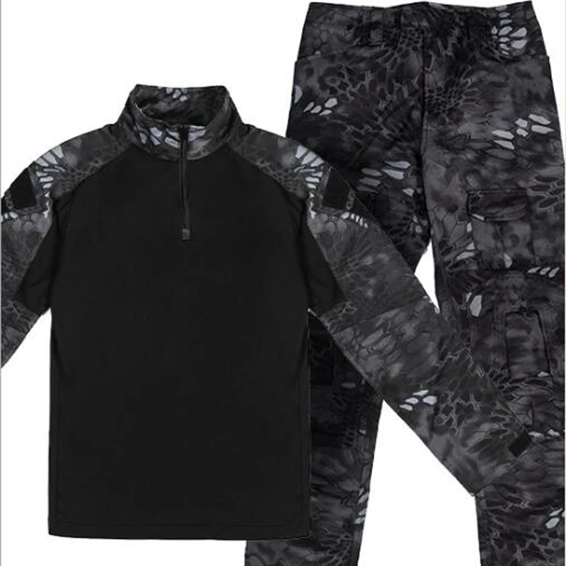 Мужская тактическая Боевая форма Gen2 рубашка и штаны камуфляжная военная для