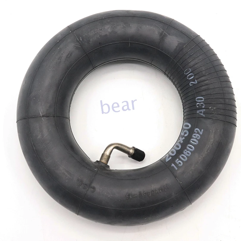 

CST 200x50 Bent Valve Inner Tube for Razor Scooter E100 E150 E200 Espark Wheel Hub 200*50