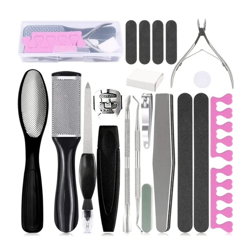 

Professional Pedicure Foot Foot Scrubber Pedicure Tools Kit Rasp Foot File Callus Remover Set Feet Exfoliating Scrubber Cleaner