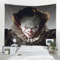 clown celebration series psychedelic 3d printing tapestry living room decoration background wall childrens room party decoratio