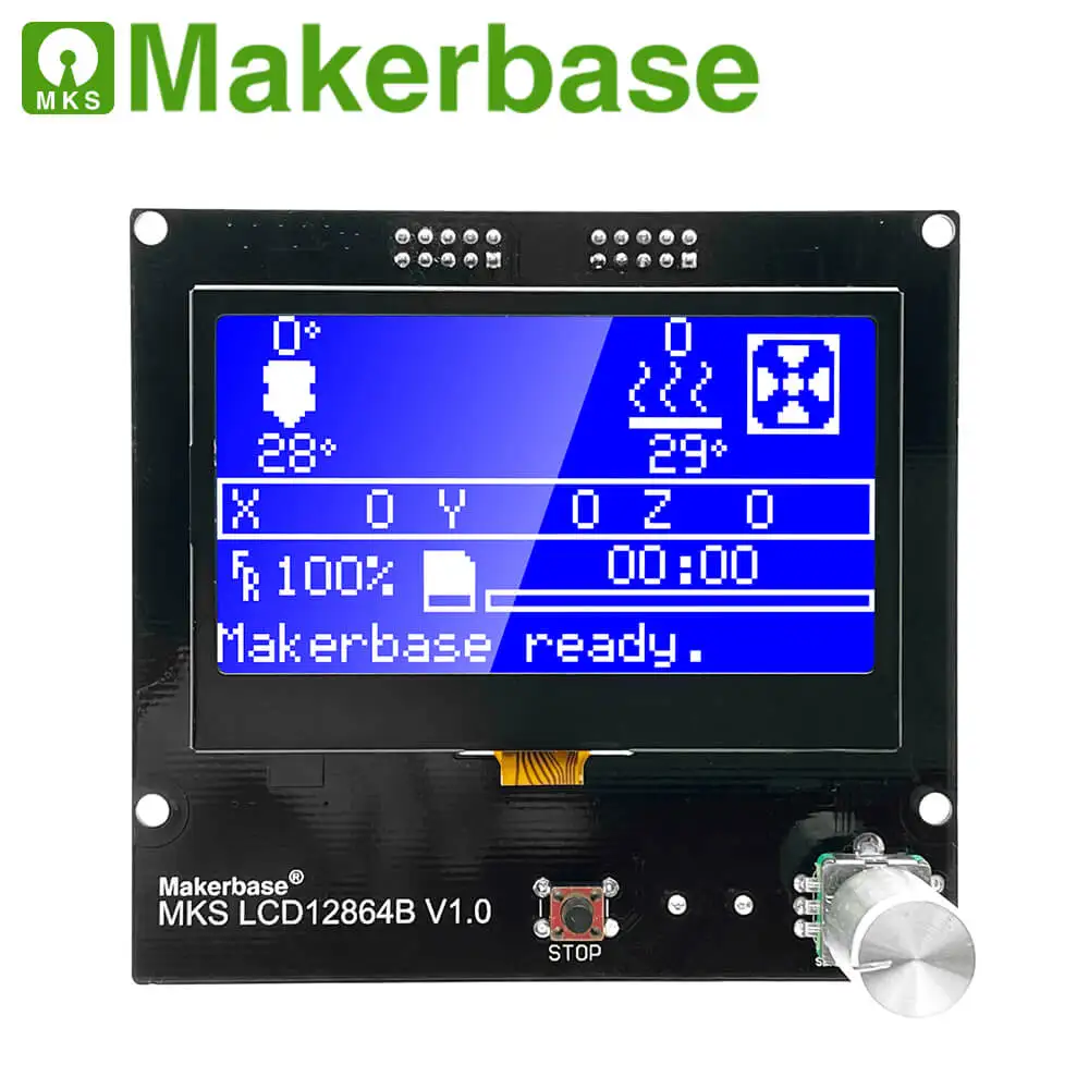 3D принтер дисплей MKS lcd 12864A/B интеллектуальный дисплей ЖК-контроллер панель модуль совместим с Bigtree SKR V1.3
