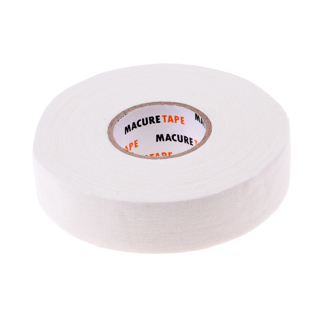 

1 Roll of Durable Cloth Hockey Stick Tape Pro Quality 1" X 25 Yards - Black or White