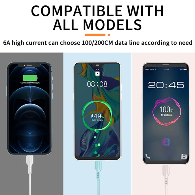 micro usb cable fast charging 6a microusb cord for samsung s7 xiaomi redmi note 5 pro android phone cable micro usb charger free global shipping