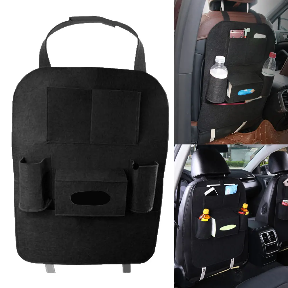 

Car Vehicle Seat Back Tidy Organizer Multi-Pocket Travel Storage Bag Holder