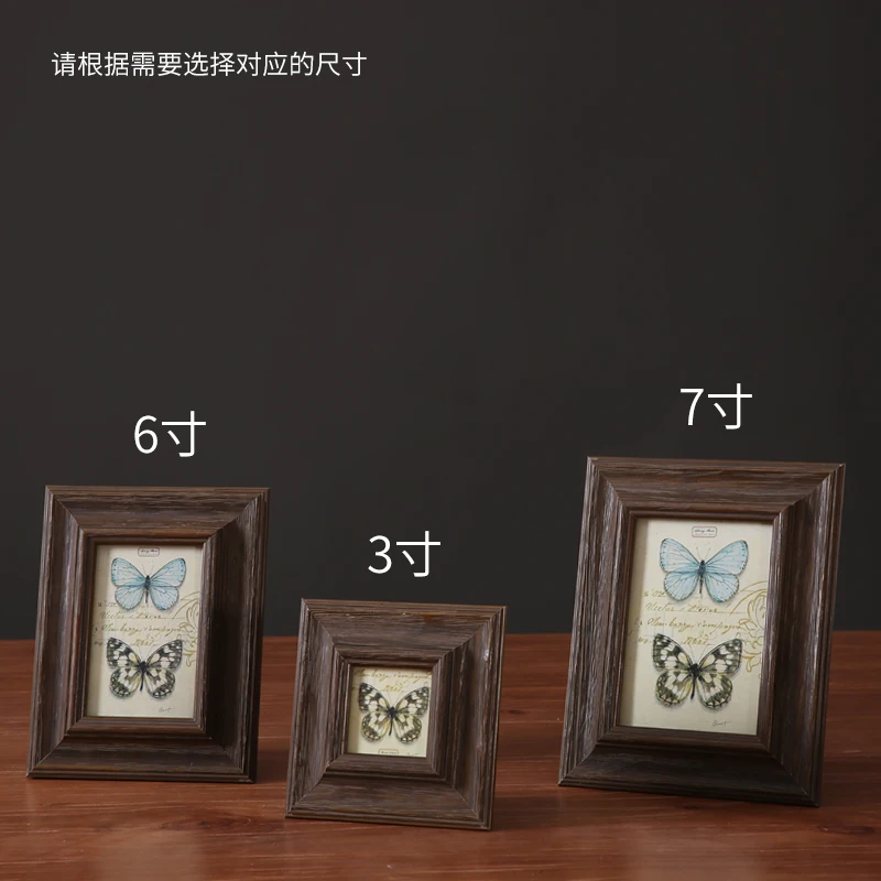

Wood Picture Photo Frame Traditional Chinese Rectangle Home Decoration Decoracion Nordica Hogar Classic Picture Frame BD50FF