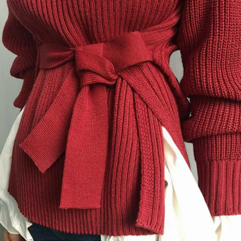 2020 Autumn Winter Women Pullovers And Sweaters Knitted Elasticity Casual Jumper Fashion Turtleneck Warm Female Sweater | Женская одежда