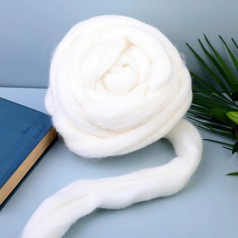 MIUSIE 150g иглы для валяния Шерсть Войлок Шерсть-ровинг из шерстяного волокна шерсть