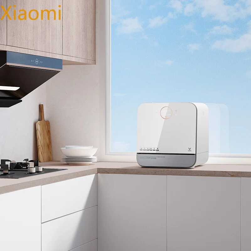 

YOUPIN VIOMI AI APP Remote Voice Control Full-automatic Fruit Vegetable small Portable Washer Countertop Dishwasher washing