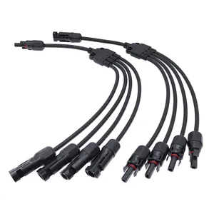 Адаптер для солнечной фотогальванической панели, кабельный разъем, параллельное подключение пластины аккумулятора, Y-образные Солнечные Разъемы