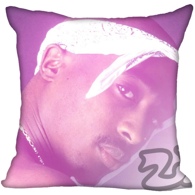 New 2Pac Pillow Cover Bedroom Home Office Decorative Pillowcase Square Zipper Cases 45X45CM Satin Soft No Fade | Дом и сад