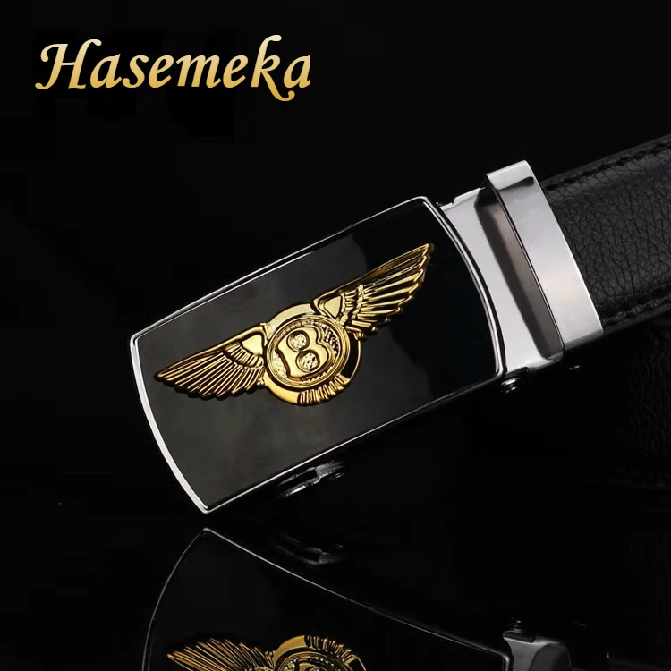 Мужской ремень высокого качества в деловом стиле брендовый дизайнерский кожаный