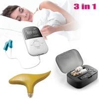 lastek 3 in 1 kit anxiety insomnia ces therapy device 808nm meridian dredging laser acupuncture tool rhinitis treatment box