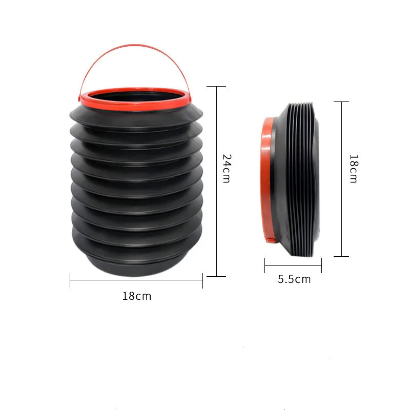 Волшебное портативное автомобильное ведро для мусора складной пластиковый
