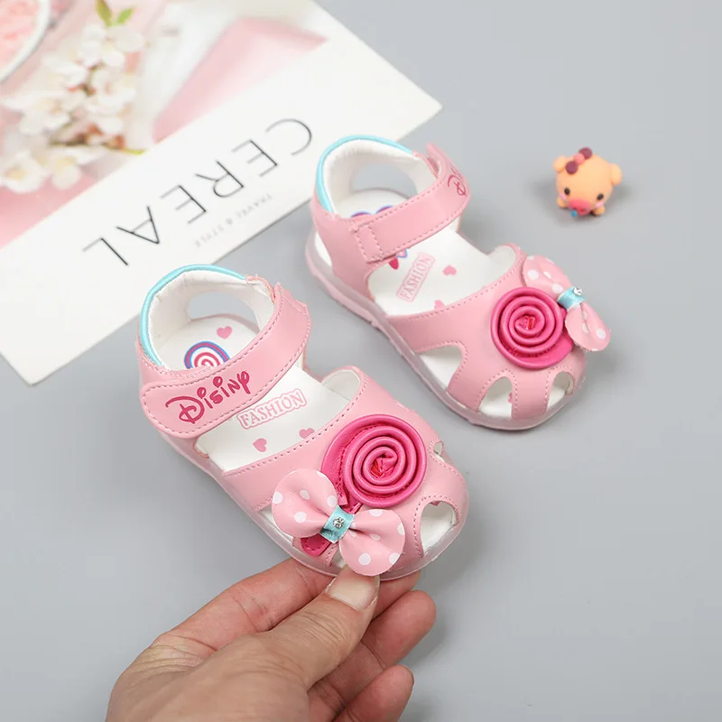 Сандалии детские дышащие мягкая подошва летняя обувь для начинающих ходить