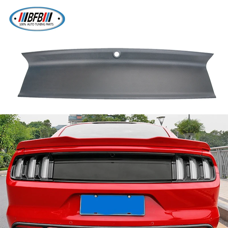 Подходит для Mustang 2015 + матовый корпус из сухого углеродного волокна задний