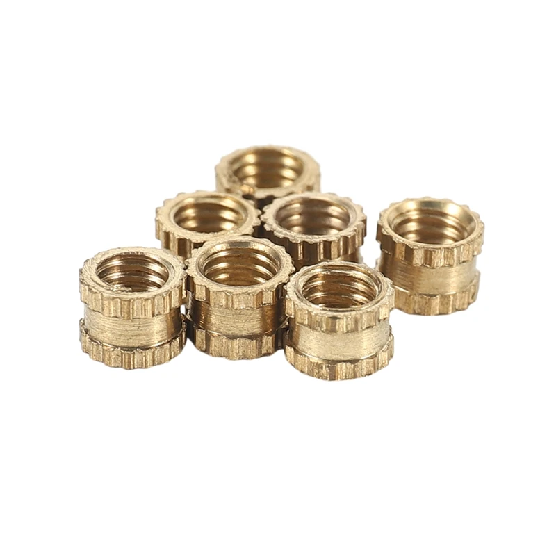 M3 X 3Mm Female Thread Brass Knurled Threaded Insert Embedment Nuts 100PCS | Обустройство дома