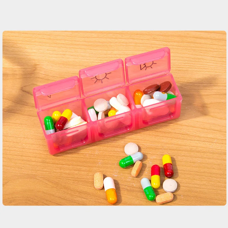 Ящик для хранения таблеток Медицина Чехол 7 дней Органайзер 28 отсеков в 4 раза