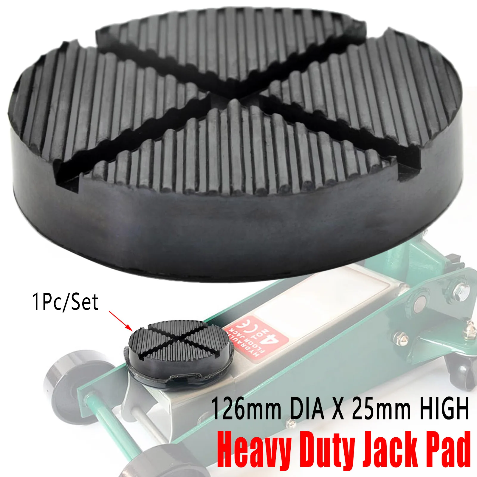 Car Lift Jack Stand Pads Black Rubber Slotted Floor Pad Frame Rail Adapter for Hyundai Mazda Volvo Renault Vauxhall Mitshubishi
