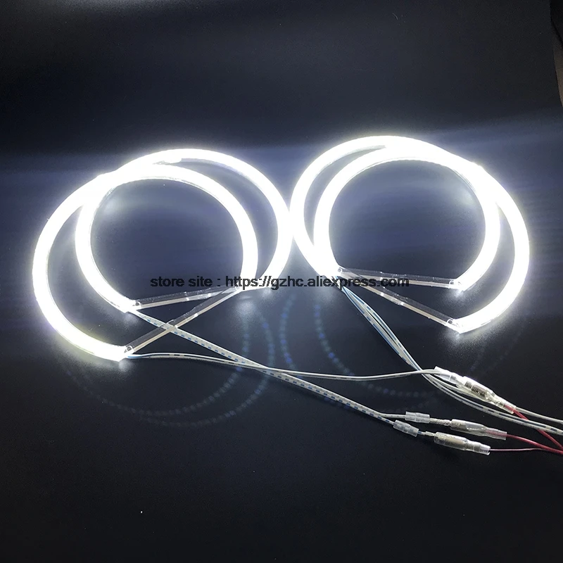 HochiTech ультра яркий SMD белый светодиодный angel eyes halo Кольцо Комплект дневного света DRL для Toyota X100 Chaser 1996-2001 6th