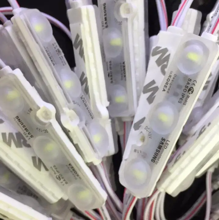 Светодиодный модуль 5630 SMD 5730 с 3 светодиодами 12 В водонепроницаемый IP68 1 5