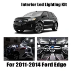 15x Canbus Error Free светодиодный внутренний светильник комплект посылка для 2011-2014 Ford Edge автомобиль аксессуары Карта Купол Магистральные лицензии светильник