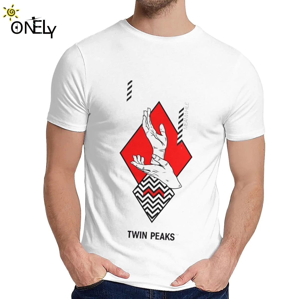 

Unisex T Shirt Twin Peaks Pure Cotton 2019 New Classic Round Neck Retro Tee Shirt