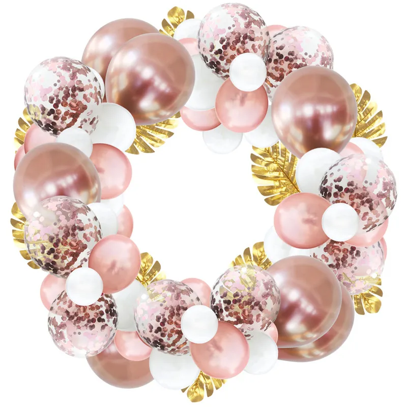 12-дюймовый металлический цветной венок с воздушными шарами воздушный шар