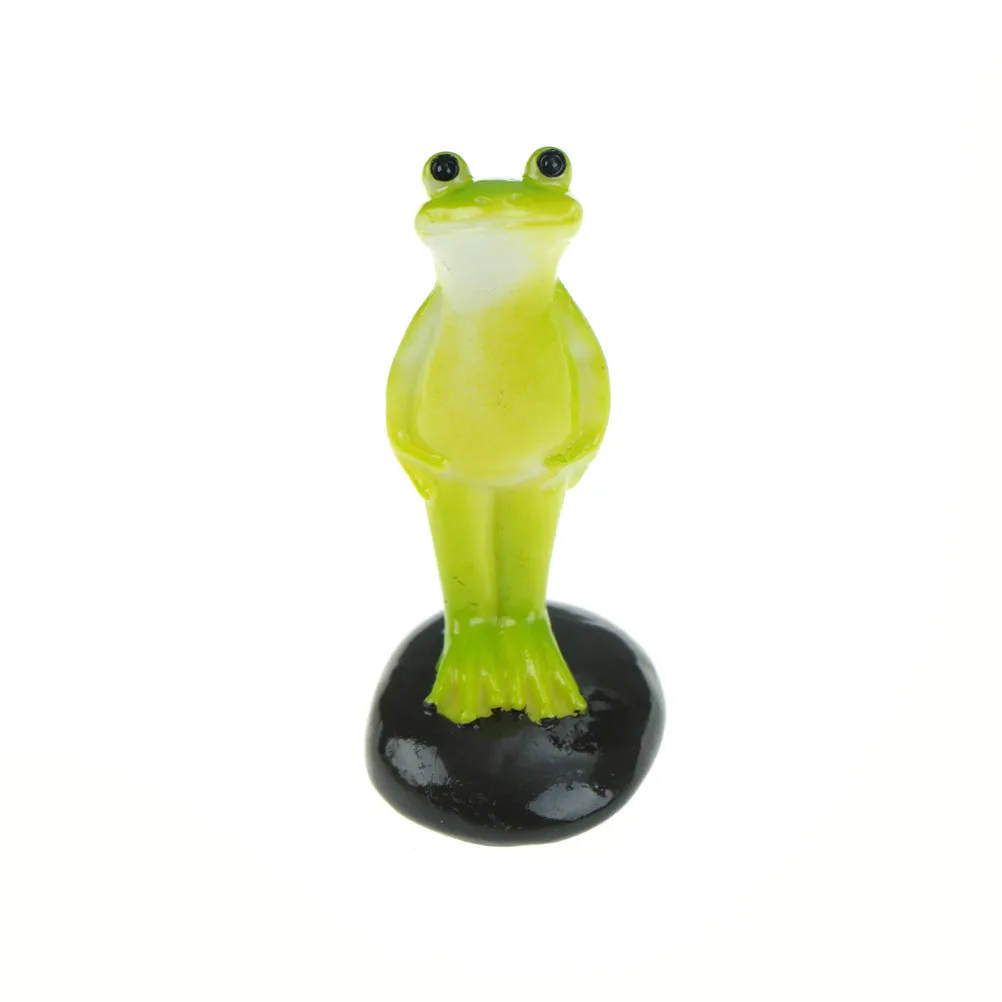 Милые животные лягушка Мини Фея для дома садовые гномы фигурки Kawaii